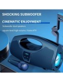 ZEALOT P1 40W Drahtlose Lautsprecher mit Mikrofon, Outdoor Portable Subw