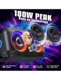 W-KING T9-2 Portable Bluetooth Speaker 80W RMS Wireless Boombox Large 