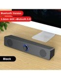 PC Soundbar Wired and Wireless Bluetooth Speaker USB Powered Soundbar 