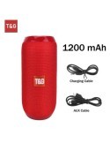 Bluetooth Speaker T&G TG117 Portable TWS Sound Box Waterproof Loudspea