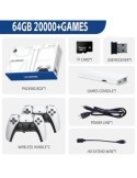 M15 Video Game Stick 4K 64G 20000+ Retro Games Handheld Video Game Con